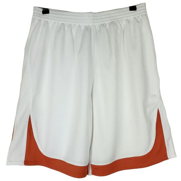 Texas Longhorns Mitchell‎ & Ness NCAA M Medium Authentic Jersey Shorts White NWT